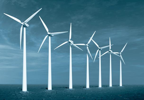 verken till havs är större och effektivare. Större vindkraftverk innebär större blad, vilket betyder att mer kärnmaterial per vindkraftverk behövs.