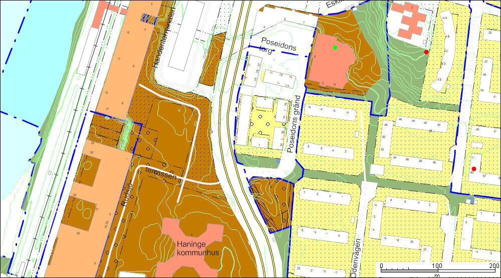 INLEDNING DETALJPLANENS HANDLINGAR Plankarta med bestämmelser Planbeskrivning Behovsbedömning Illustrationsplan Fastighetsförteckning BAKGRUND Ägare till fastighet Söderbymalm 3:518 har inkommit med