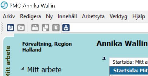 1. Registrera Första kontakten med hjälp av arbetsflöde 1.1. Öppna en journal Öppna journal/sök barn med förstoringsglaset.