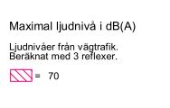 se Beräkningar har utförts utifrån två trafiksituationer. Den första med en förlängning av STH 50 km/h sträckan längst med Litsvägen, se Figur 3 och den andra med dagens STH på Litsvägen, se Figur 2.