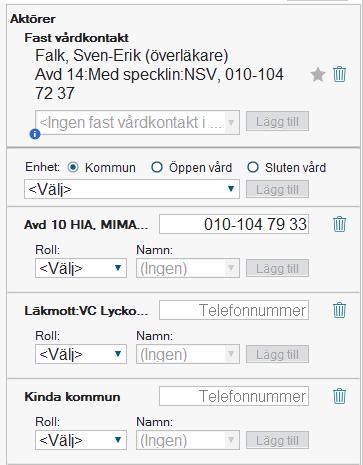 Ändra telefonnummer för