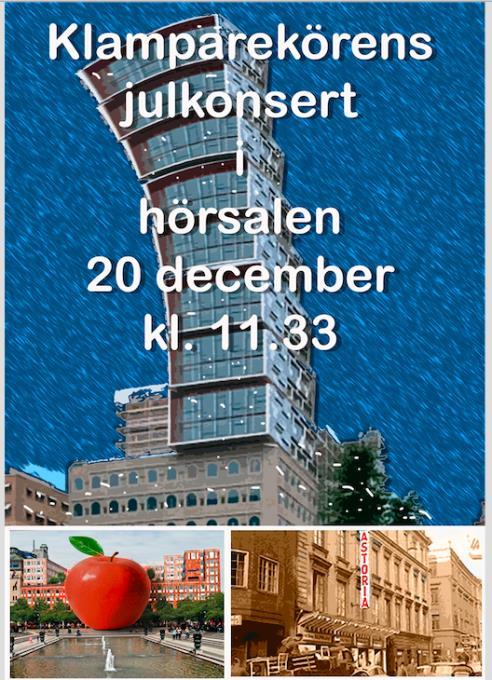 Den årliga julkonserten på Tekniska Nämndhuset gick av stapeln den 20/12-17, i hörsalen.