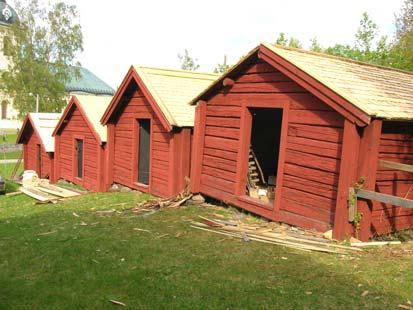 7 Den nord-sydliga raden, där taken på stall1