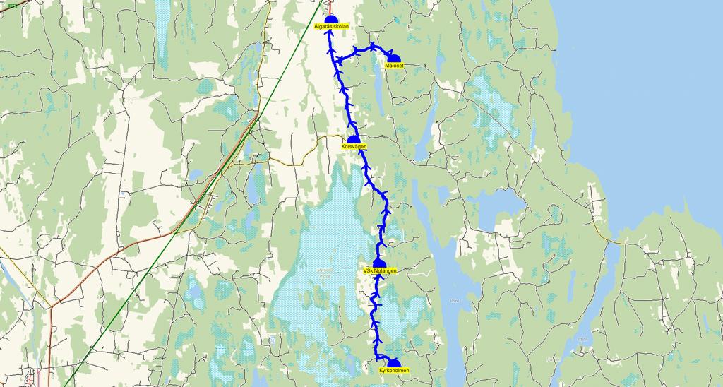 2017-08-21 09:16:22 Karta för Tur 601 M - F 601 6.35 6.