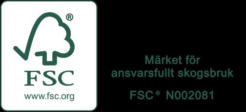FSC:s produktmärke är märket som används på FSC-certifierade produkter.