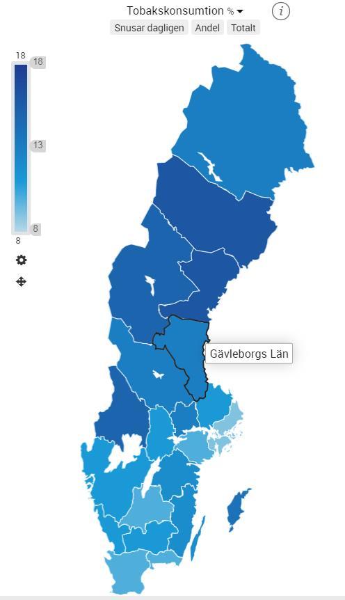 dagligen (19 %) Källa: