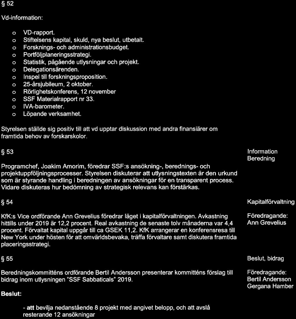 53 Prgramchef, Jakim Amrim, föredrar SSF:s ansökning-, berednings- ch prjektuppföljningsprcesser.