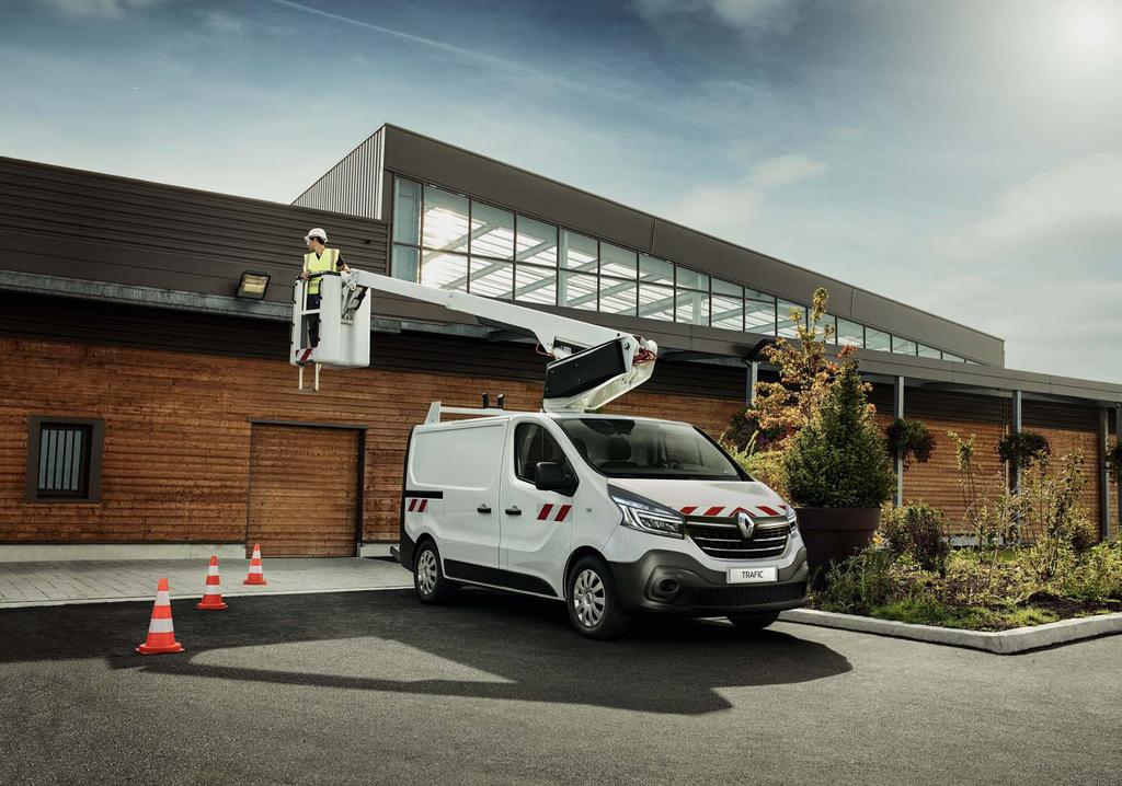 Ännu större möjligheter Det spelar ingen roll vilken bransch du är i. Renault TRAFIC är transportbilen som matchar dina behov.