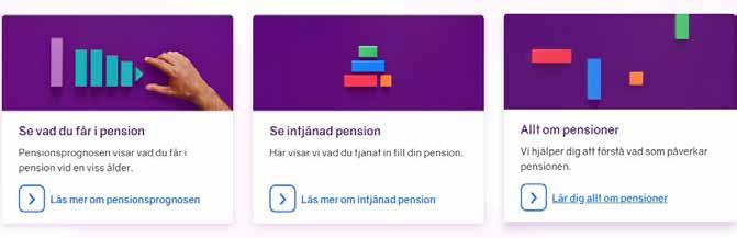 Handbok minpension Pension för nybörjare Livshändelser Påverka din pension Pension och skatt Spara Planera Pensionsprognos Ta ut pension Mer information om artiklarna hittar du under rubrik 3.5. 3.1.