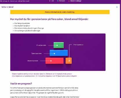 Avsnittet Så har vi räknat fälls ut när du klickar på det vita fältet under diagrammet.