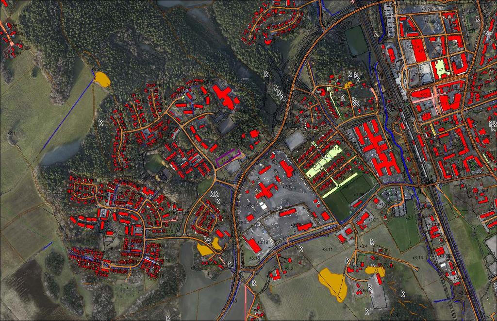 Sida 2 av 4 Bakgrund Sökanden har lämnat in planansökan för ändring av befintlig detaljplan, stadsplan för Ängby industriområde, aktnr 0380-P88/8, för att möjliggöra byggande av ca 80 små