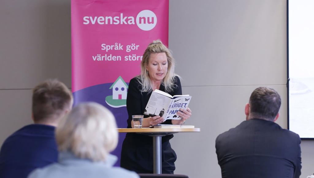 9 Svenska nu Nätverket Svenska nu motiverar och inspirerar finskspråkiga barn och ungdomar att våga använda svenska.