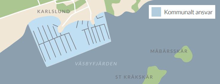 REMISSUTGÅVA Sid 27 Hamnområde Karlslunds marina (Haninge) Hamnområdet i