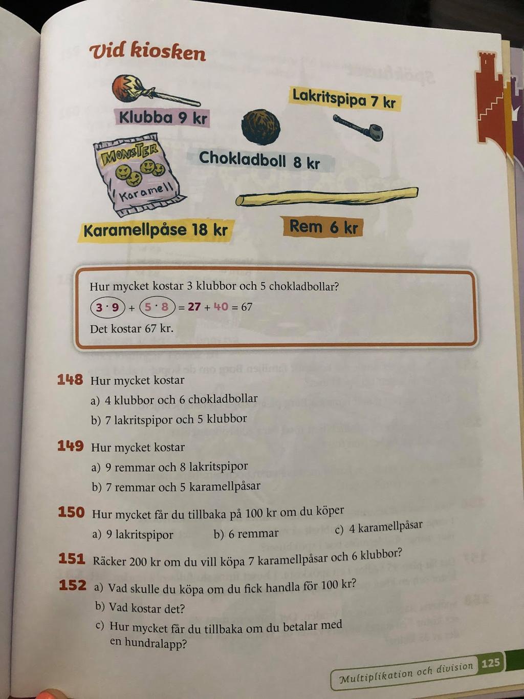 Bilaga 3 Matematikuppgift Kiosken