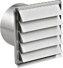 48 Ventilation extra tillbehör Ventilation extra tillbehör (fortsättning) Väderbeständiga galler i rostfritt stål.