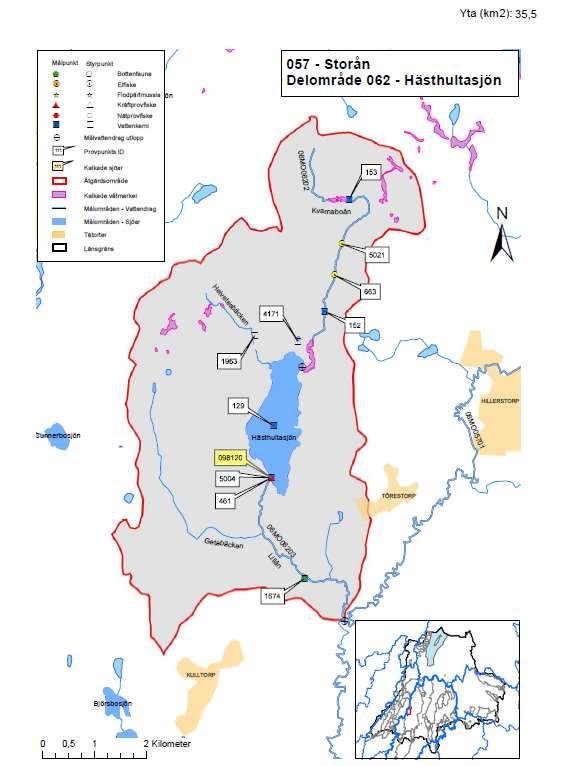 Sammanfattning av 'Åtgärdsområde namn' = Hästhultasjön (13