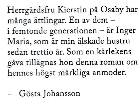 läkande krafter. Gösta Johansson föddes och växte upp i Kalmar. Han flyttade så småningom till Eksjö tillsammans med hustrun Inger Maria där han levde fram till sin bortgång.