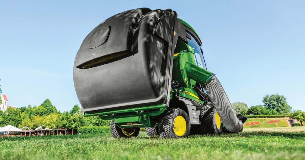 Tillbehör John Deere X1585 med uppsamlare Gå från