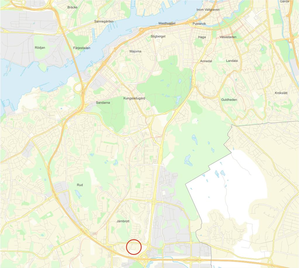 Läge, areal och markägoförhållanden Centrum Planområdet Orienteringsbild som visar planområdet,