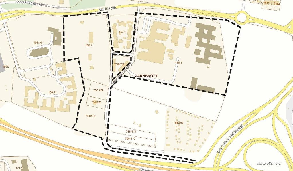 Planområdet omfattar cirka 7,3 hektar och ägs av Bostadsaktiebolaget Poseidon, Kungsleden Sisjön KB och Göteborgs Stad. Fastighetsägare och rättighetshavare framgår av fastighetsförteckningen.