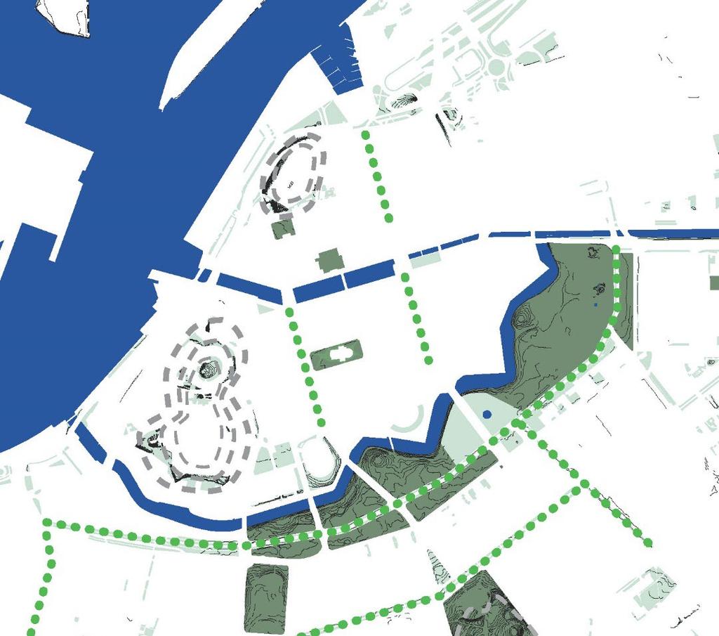 En stadskärna behöver både aktivitet och lugn och om fler människor befolkar stadskärnan finns behov av lättillgängliga, rekreativa offentliga rum samt bakgator med lägre aktivitet.