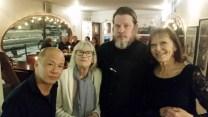 Tord med kvällens klubbvärd Lena Den 4 april samtalade