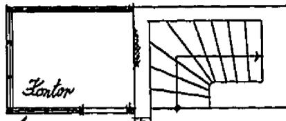 Fig. 21 visar en uppförstoring av Grubbenstorget 6. De texter, som förekommer inne i ritningen, har förtydligats till höger i figuren.