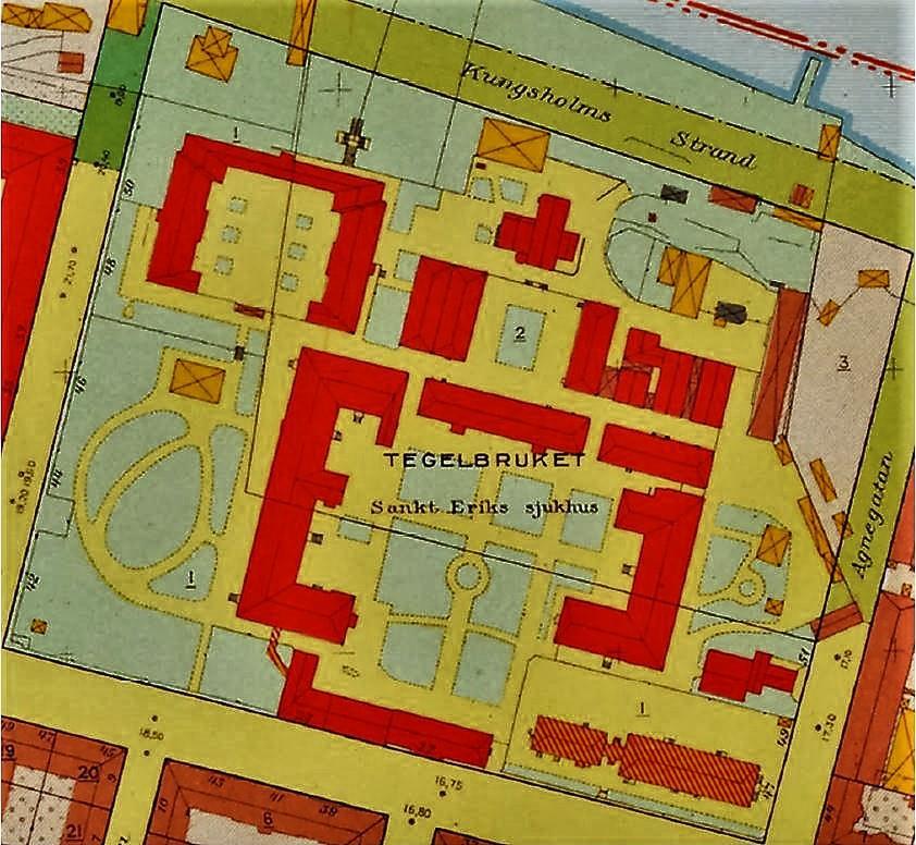 Hus 18 A,B,C Hus 19 33 S:t Eriks sjukhus