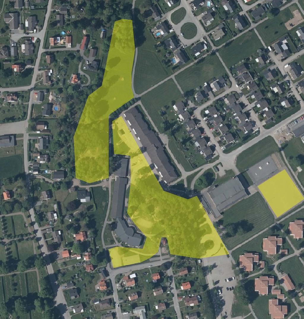 Friyta Markanvändningen skola omfattar cirka 42 500 kvadratmeter och byggrätten regleras till cirka 17 500 kvadratmeter mark för exploatering.