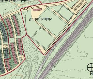 5 (9) Entré från idrottsplatsen i Järvastaden genom ett gångstråk norrut till motionsspåren.