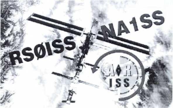 NA 1SS atminstone over Nordamerika. Den nya besattningen ISS-3 bestar av Mikhail Turin och Vladimir Dezjurov samt Frank Culbertson/KD5OPQ.