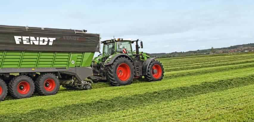 team = Fendt Vario + Fendt Tigo Tillsammans bildar dessa maskiner ett team med bästa möjliga effektivitet och transportkapacitet.