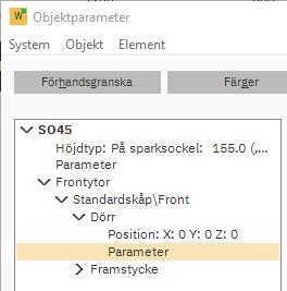 Anpassad handtagsplacering ÖVERSTYR VERTIKAL & HORISONTAL HANDTAGSPLACERING Vill du ändra