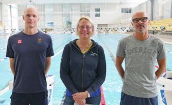Vi träffade några av stjärnorna i svenska simlandslaget under en torsdagsförmiddag på Eriksdalsbadet i Stockholm, för att prata om träning i vatten och hur deras liv påverkats av Covid-19.