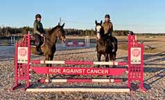 MIN INSAMLING Ride against cancer Efter sin egen bröstcancer startade Mika Thalén en insamling bland ryttare.