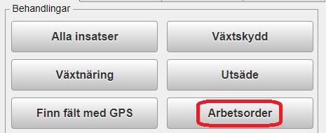 NÄSGÅRD MOBILE: ARBETSORDER Arbetsorder skapas i Näsgård Mark.