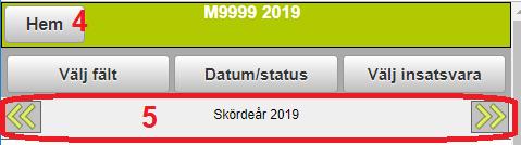 Väljer du att öppna behandlingar 4. Går du tillbaka till startsidan med HEM längst uppe till vänster i skärmen. 5.