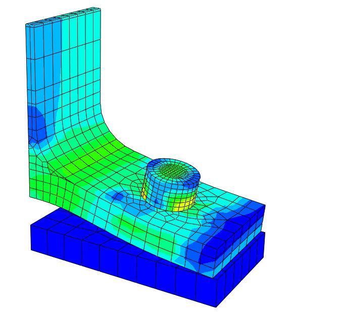 Finite Element Analysis of T-stub Components in Tension A study of model parameters and their influence on time and accuracy Master s Thesis in Master Program Structural Engineering