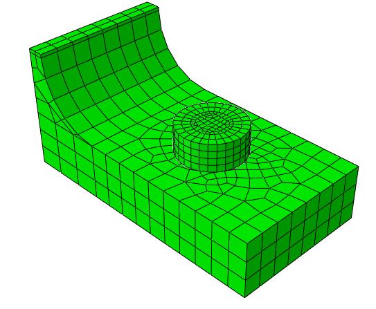 The plates were fixed in all translational directions at the contact surface to prevent rigid body motion of the entire T-stub model.