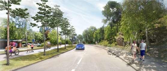 Eskilstuna kommun 2019-08-09 35 (52) Förändringar Nordöst om förskolan föreslås en utökning av kvartersmarken på parkmark med naturvärdesklass 2.