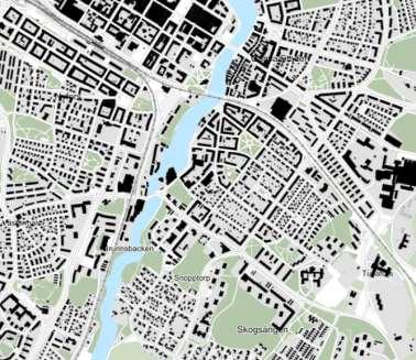 Eskilstuna kommun 2019-08-09 3 (52) Plandata Läge och areal Planområdet ligger i västra delen av bostadsområdet Skogsängen, sydöst om Eskilstuna centrum. Planområdet omfattar cirka 4,3 ha.