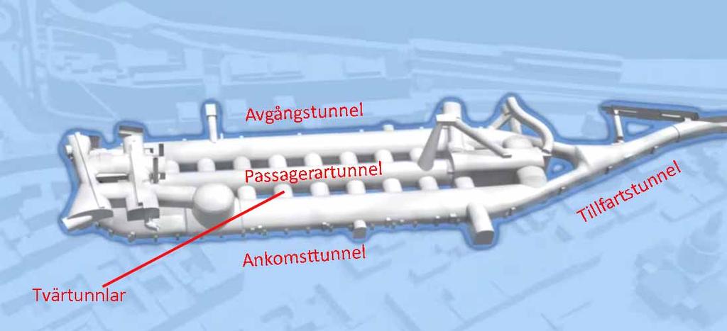 Bussterminalen föreslås ligga i