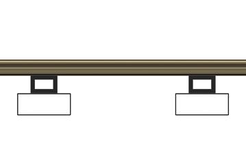 4 RELAZZO PURO 4.1 WPC understruktur Mellanrum endast för kompositreglar max. 420 mm max.