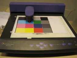 Implementation 10 Measurement conditions We measured our test printings objectively, with a spectrophotometer, to be able to analyse the colour data.