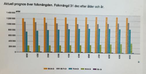 Prognosens antagande om förändringar fram till