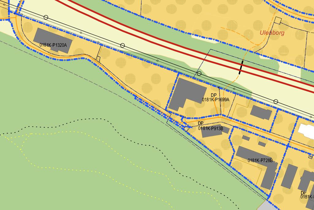 6 (31) Figur 1. Blåstreckade linjer visar plangränser.