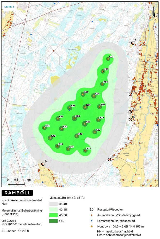 DELGENERALPLAN FÖR KRISTINESTAD NORR VINDKRAFTSPARK - PLANBESKRIVNING 1-24 Bild 16.