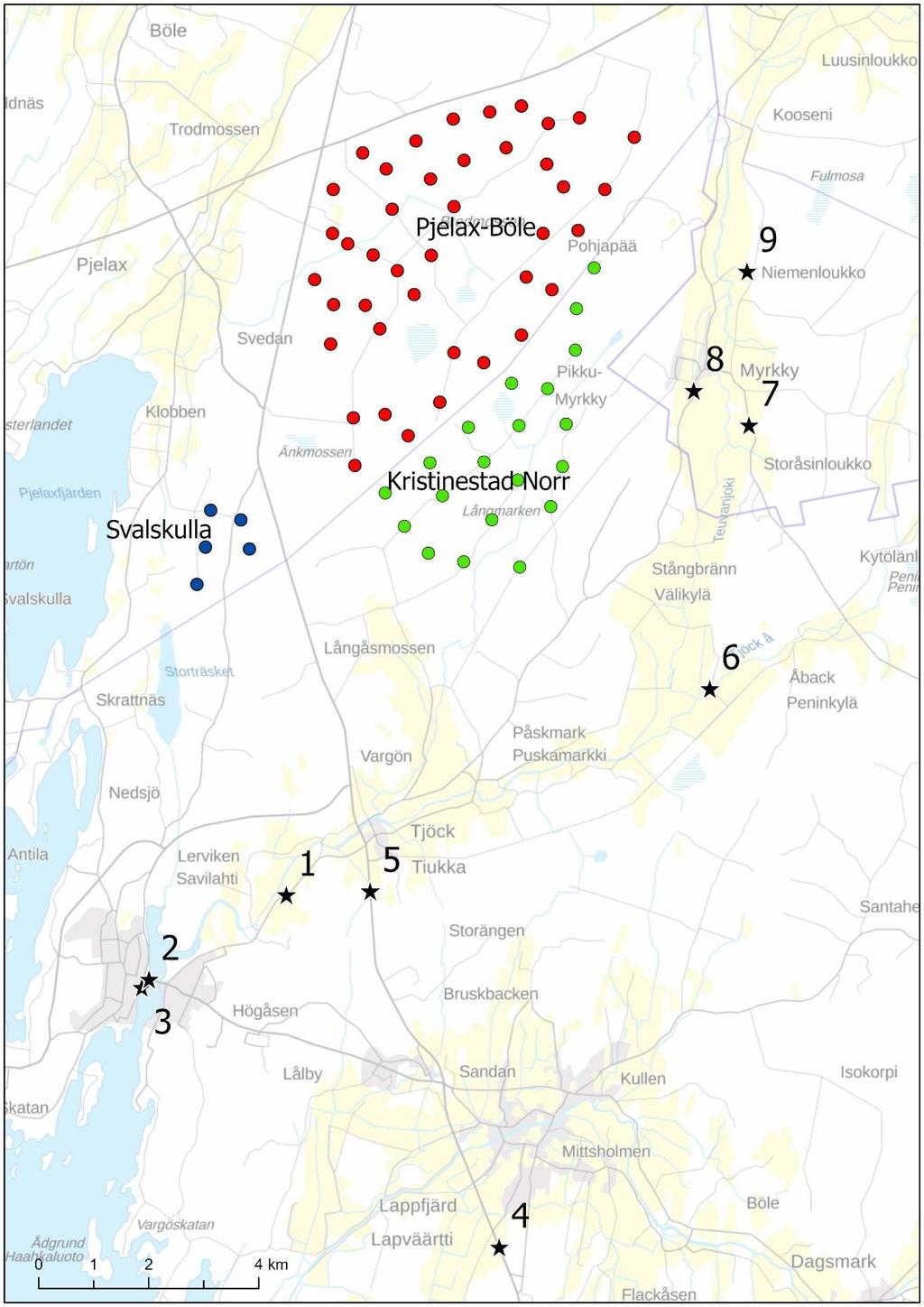 DELGENERALPLAN FÖR KRISTINESTAD NORR VINDKRAFTSPARK - PLANBESKRIVNING 1-41 Bild 25.
