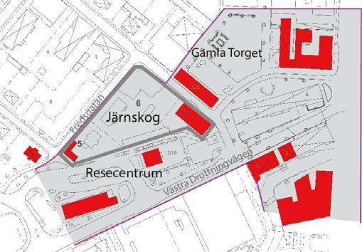 som speglar bebyggelseutveckling från 1700- talet till 1950-talet.