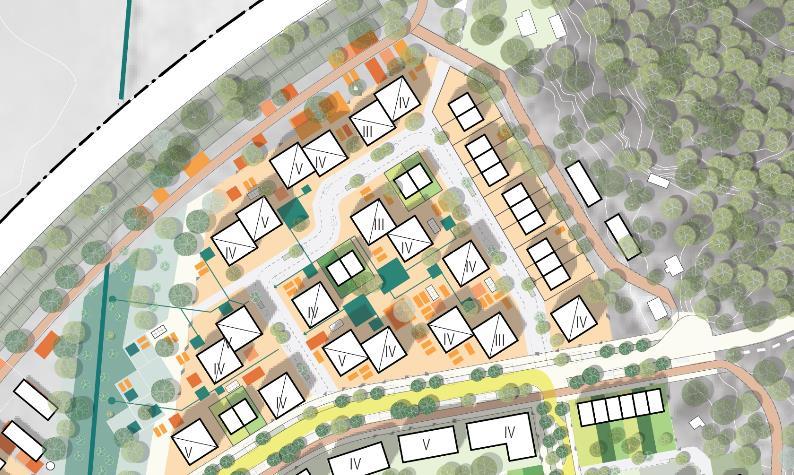 Kvarter mot Vallbyleden Bostadskvarteret ligger i den norra delen av planområdet intill korsningen Norrleden/Vallbyleden och i direkt anslutning till naturen.